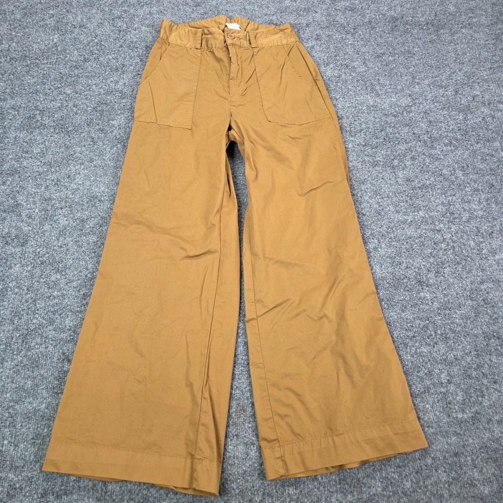 Joie Camel Brown Wide Leg Pants Trousers Womens Size‎ 4